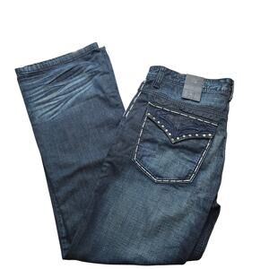 NWT Do Denim brand men's jeans, embellished and distressed size 36/32